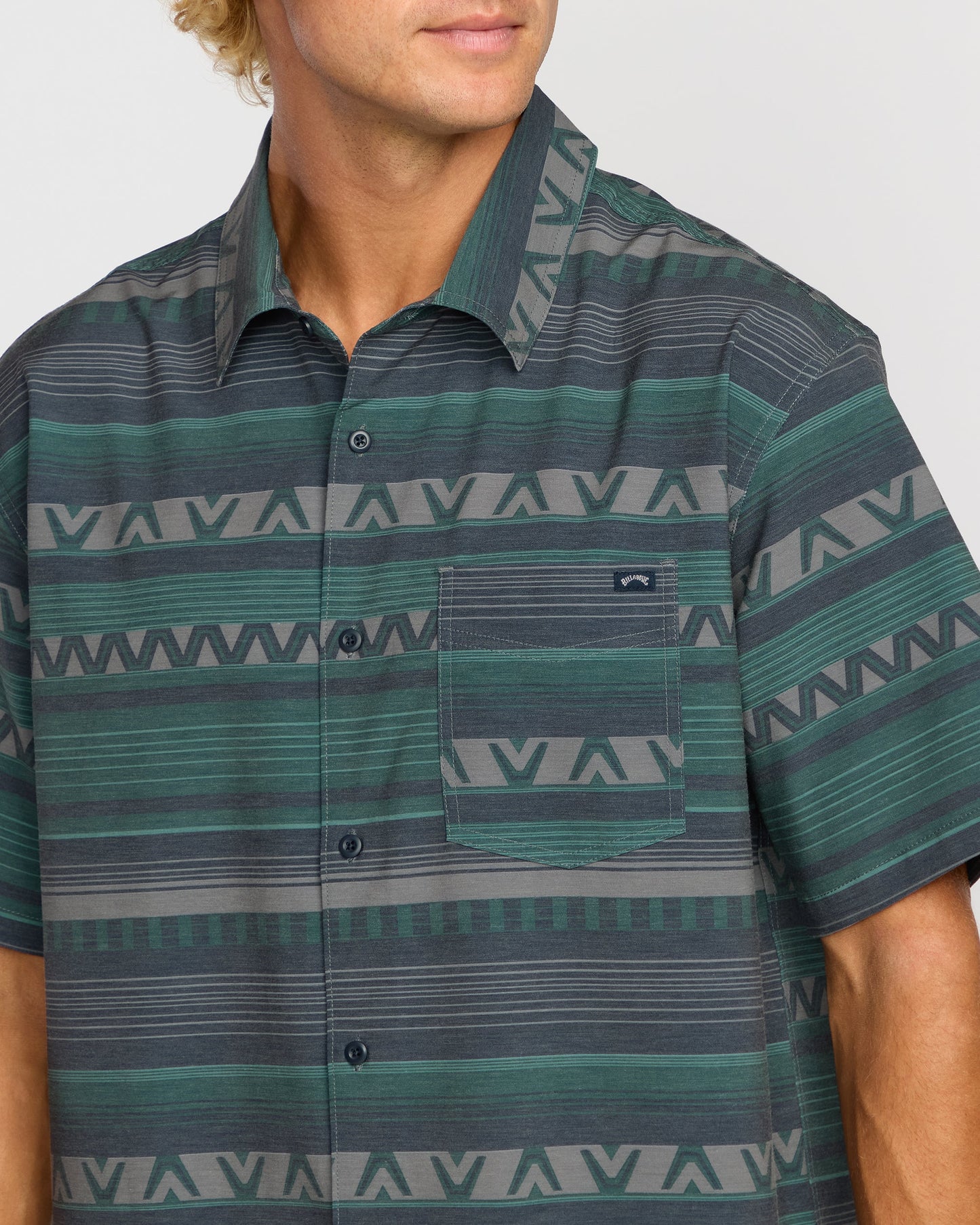 Surftrek Transit Short Sleeve Shirt - Navy
