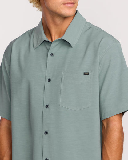 Surftrek Transit Short Sleeve Shirt - Sea Blue