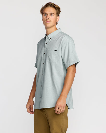 All Day Short Sleeve Shirt - Sage Green