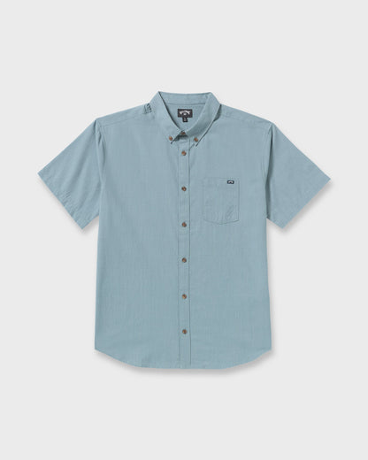 All Day Short Sleeve Shirt - Steel Blue