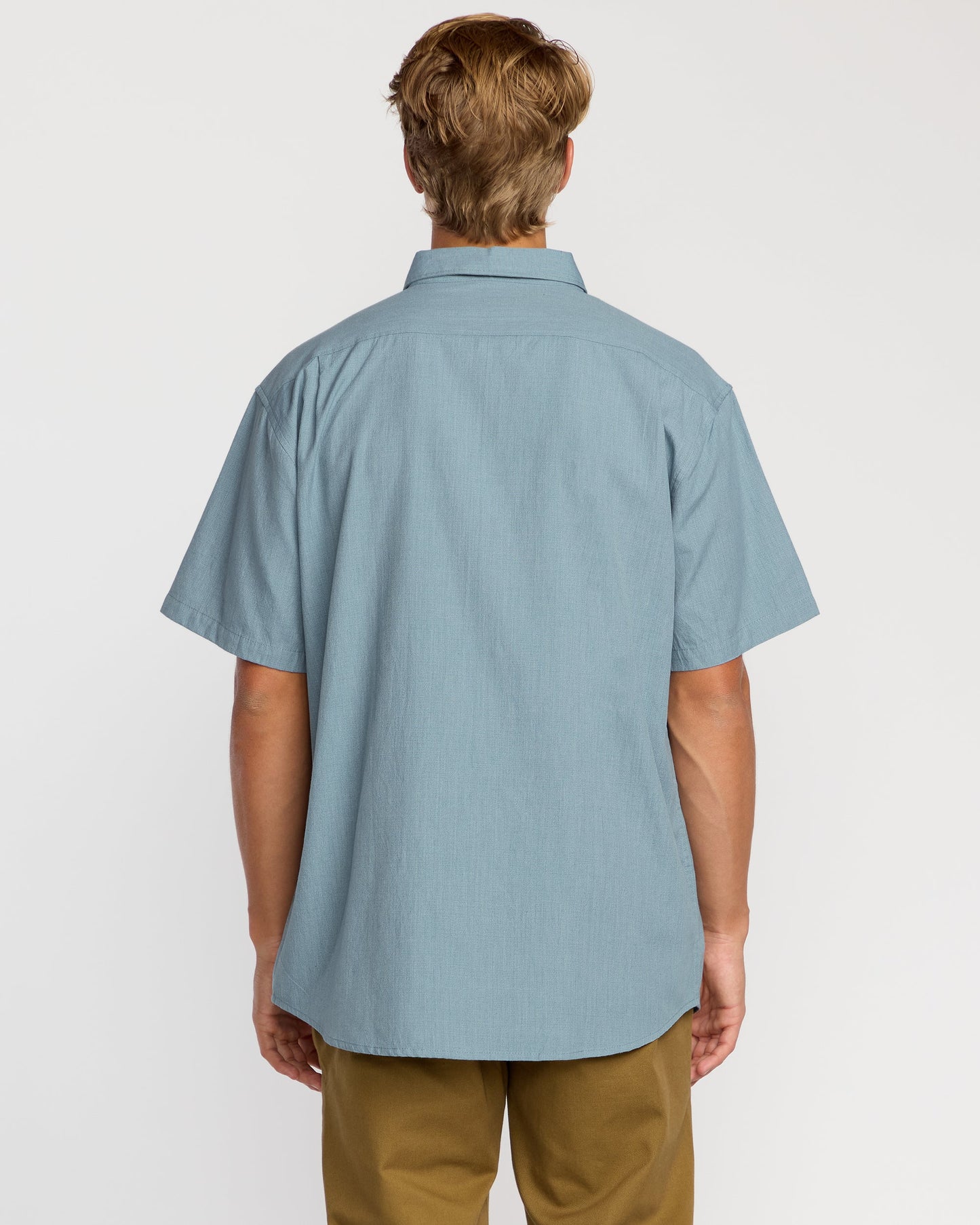 All Day Short Sleeve Shirt - Steel Blue