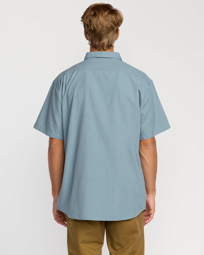 All Day Short Sleeve Shirt - Steel Blue