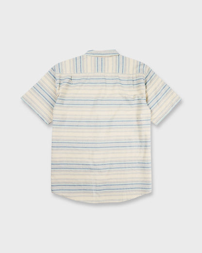 All Day Stripe Short Sleeve Shirt - Desert Sand