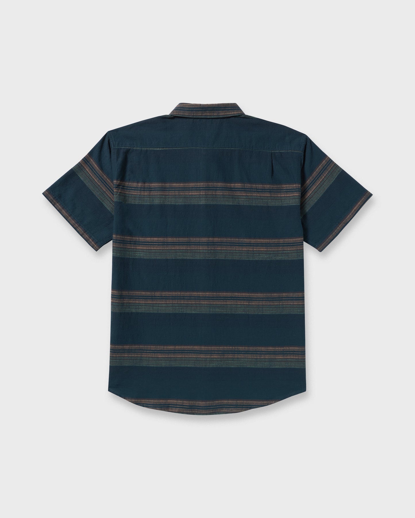 All Day Stripe Short Sleeve Shirt - Midnight