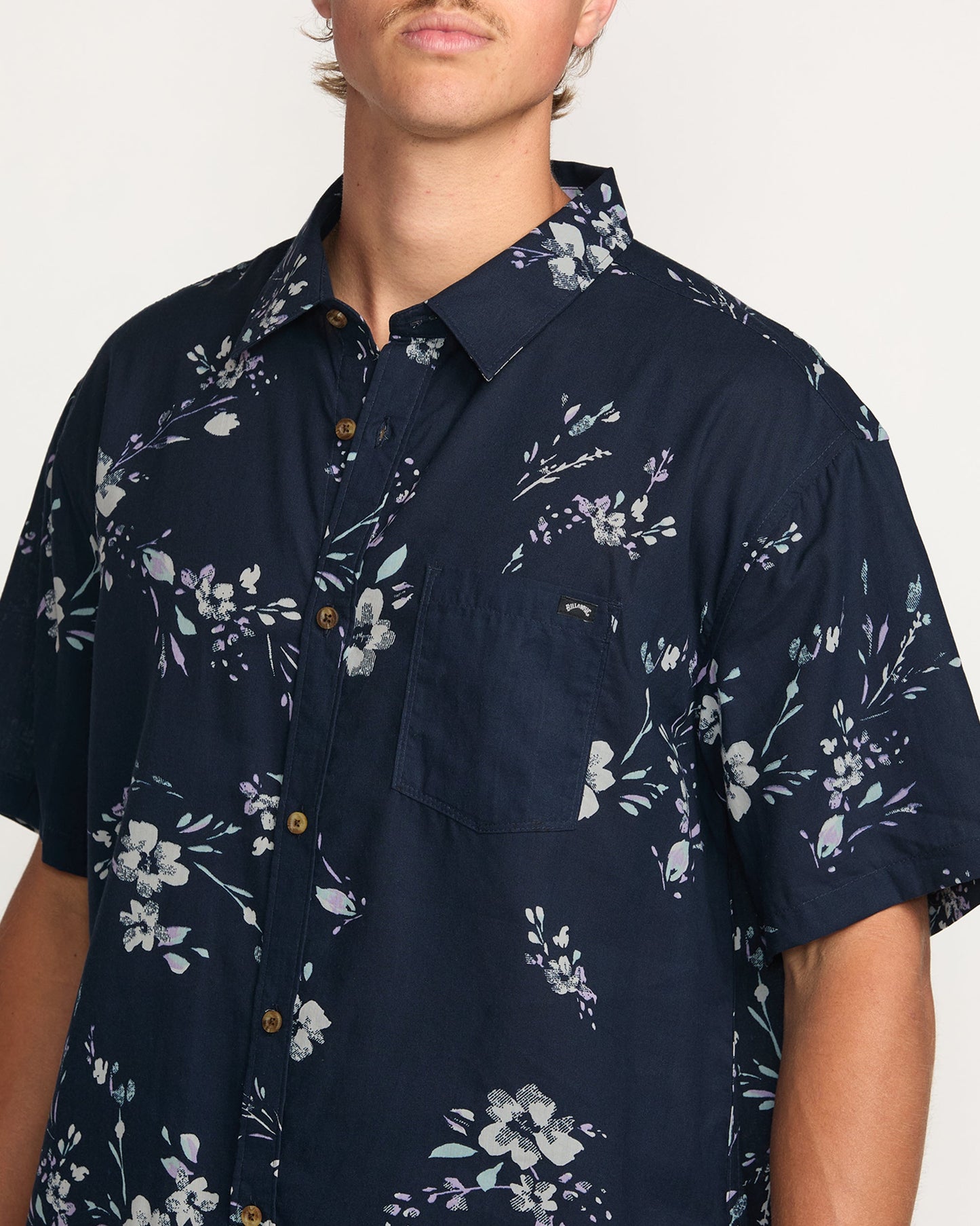 Sundays Short Sleeve Shirt - Dark Navy