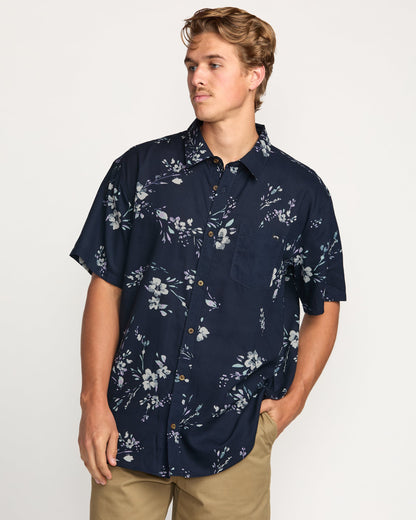 Sundays Short Sleeve Shirt - Dark Navy