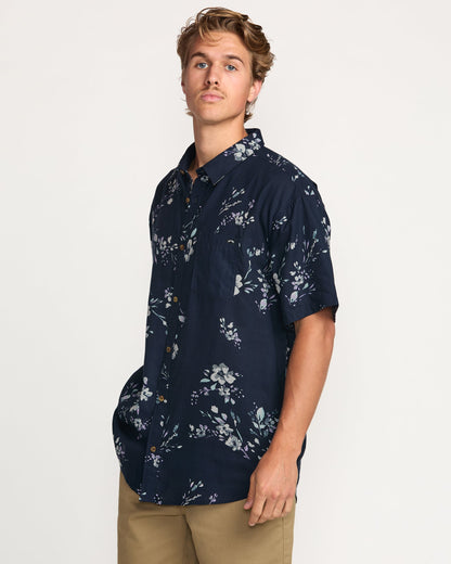 Sundays Short Sleeve Shirt - Dark Navy