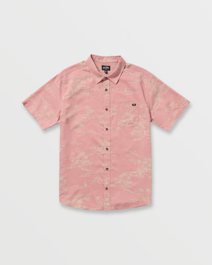 Sundays Short Sleeve Shirt - Dust Red