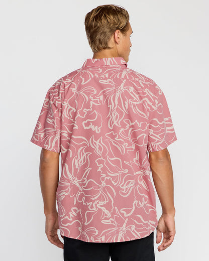 Sundays Short Sleeve Shirt - Faded Rose