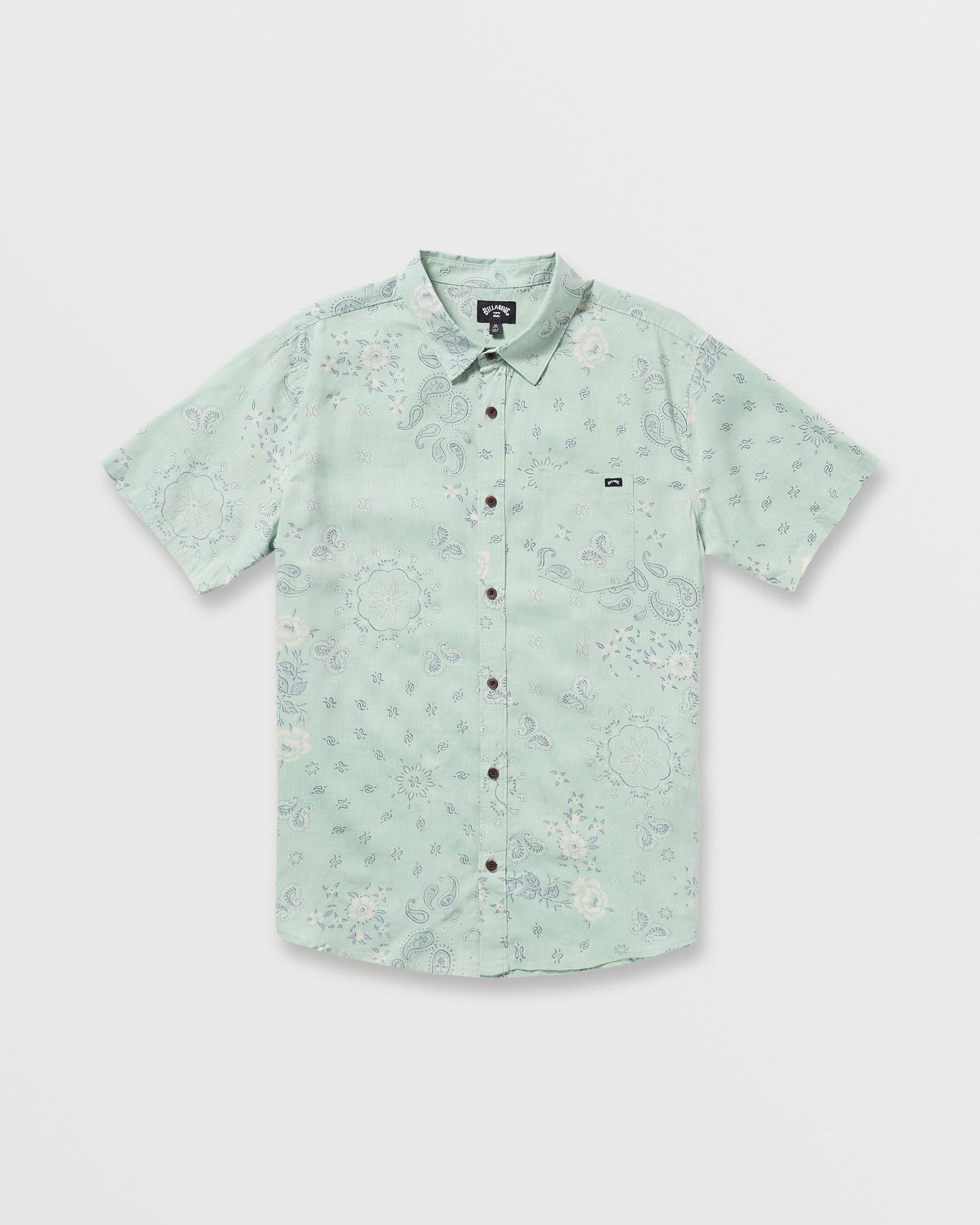 Sundays Short Sleeve Shirt - Mist Green