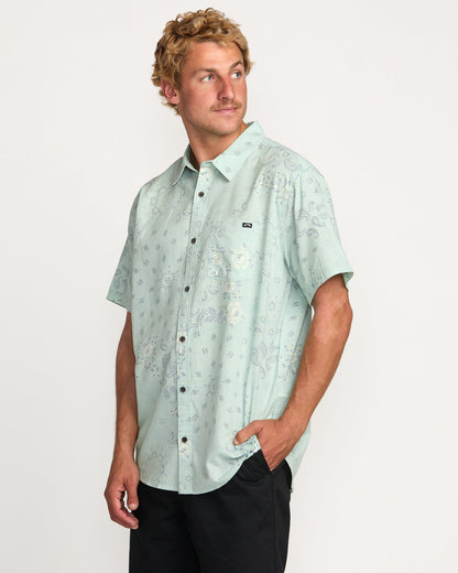 Sundays Short Sleeve Shirt - Mist Green