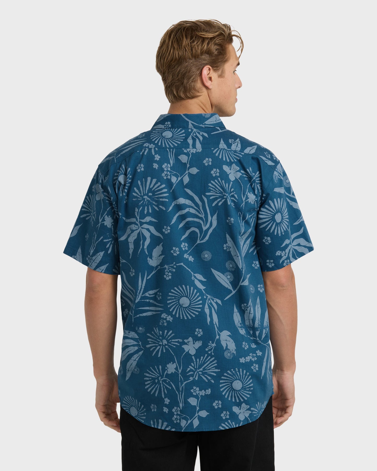 Sundays Short Sleeve Shirt - Real Teal
