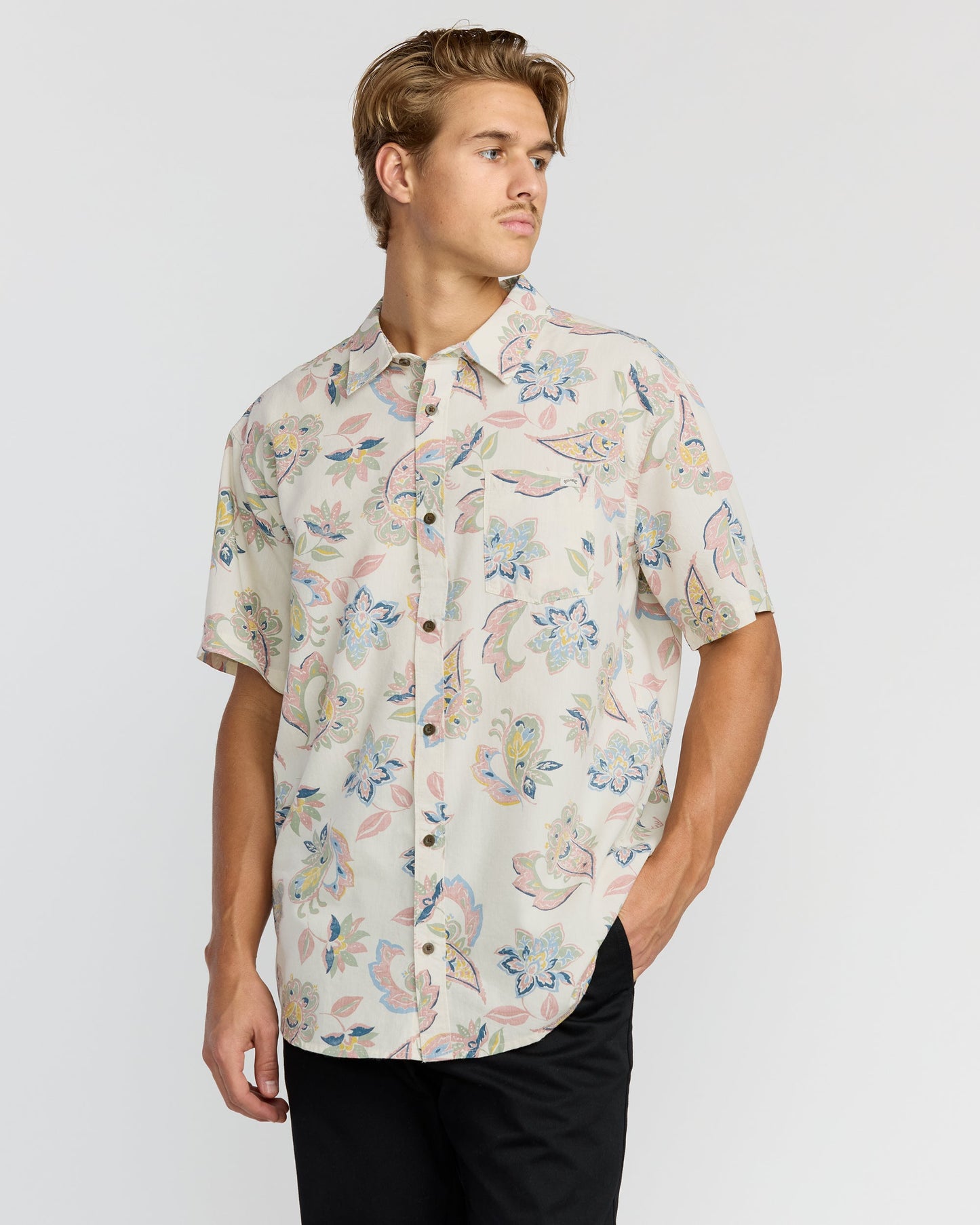 Sundays Short Sleeve Shirt - Sand