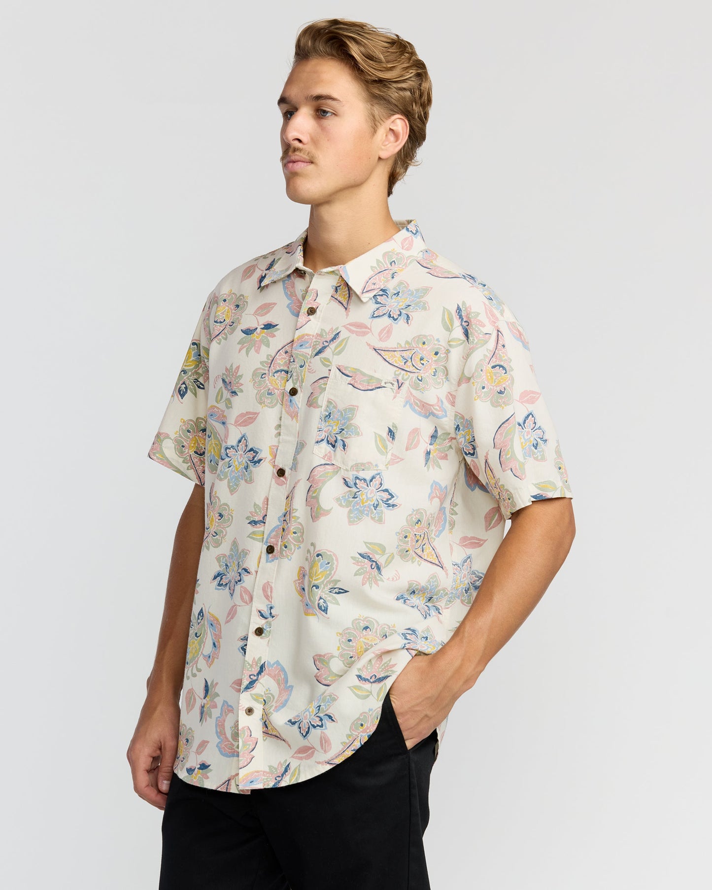 Sundays Short Sleeve Shirt - Sand