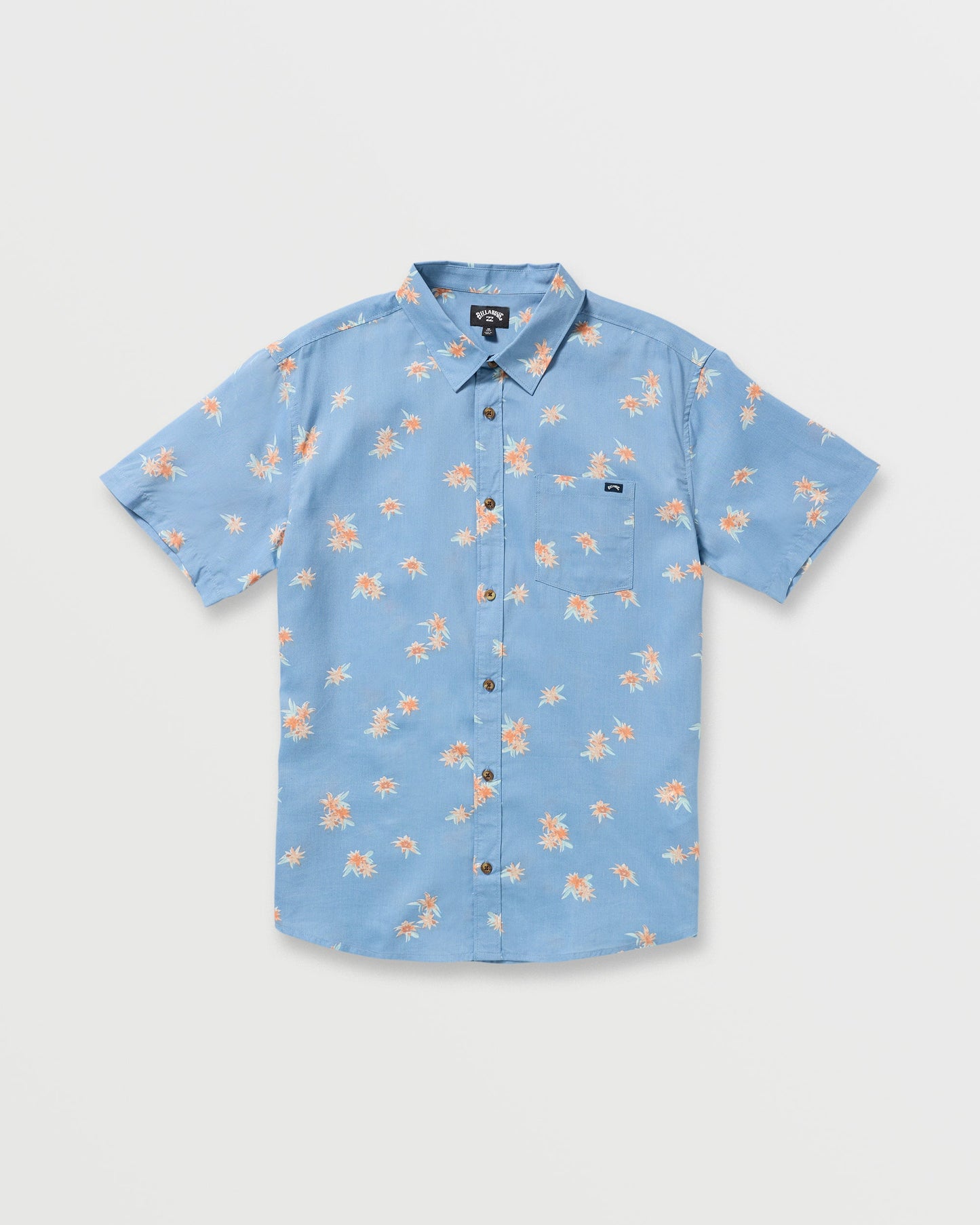 Sundays Mini Short Sleeve Shirt - Carolina Blue