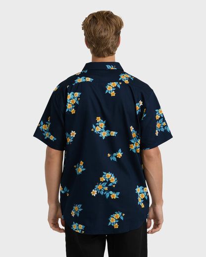 Sundays Mini Short Sleeve Shirt - Navy