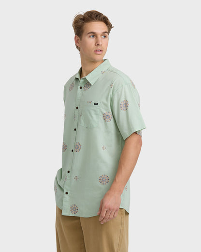 Sundays Mini Short Sleeve Shirt - Seafoam