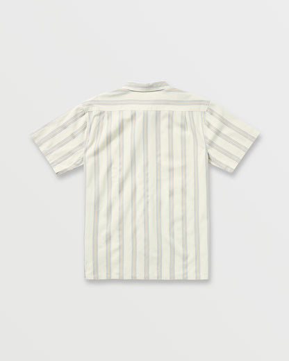 Sundays Jacquard Short Sleeve Shirt - Silver