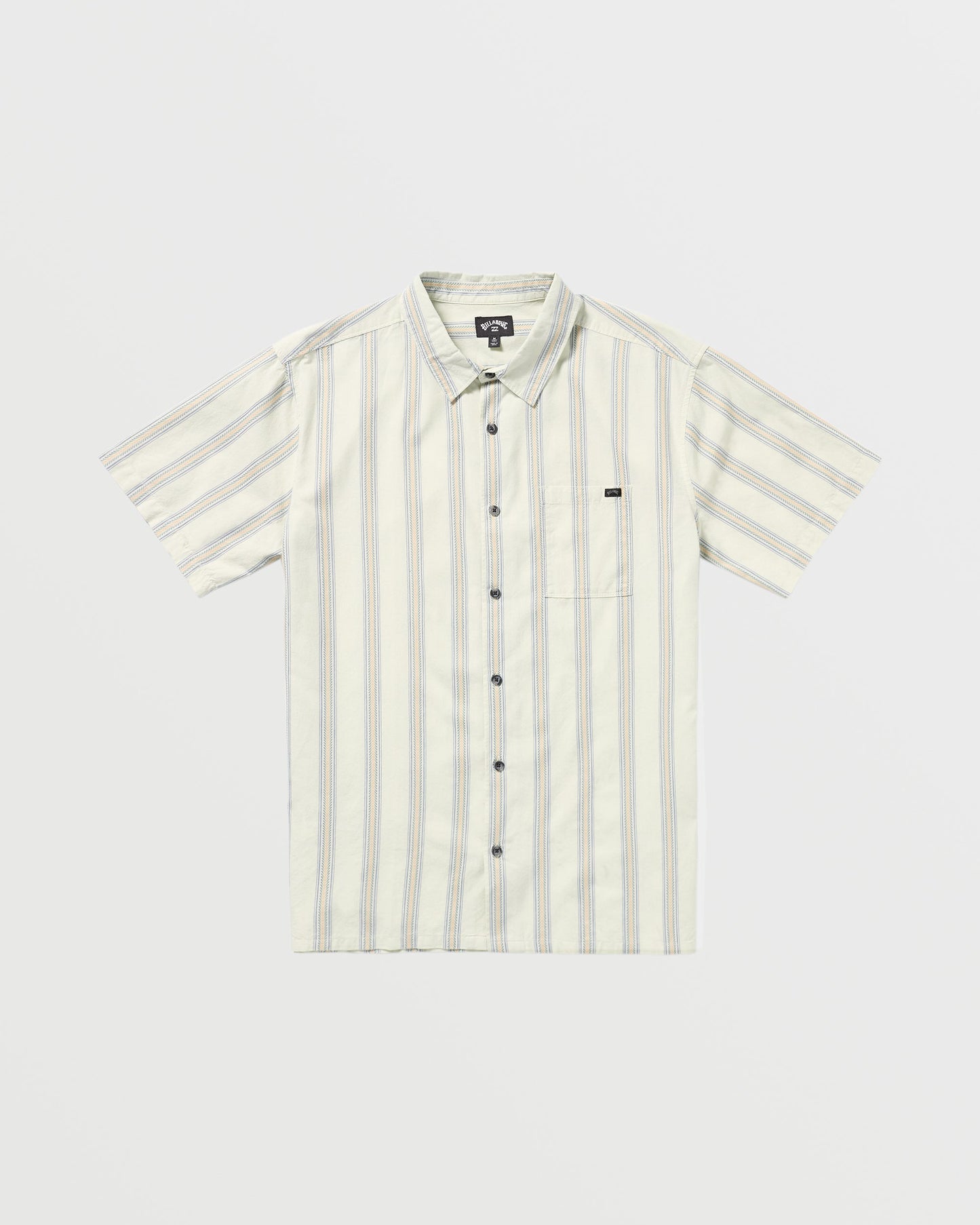 Sundays Jacquard Short Sleeve Shirt - Silver