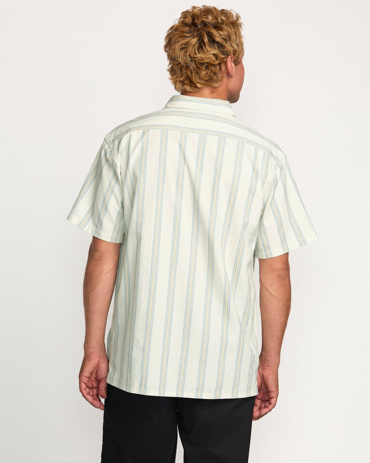 Sundays Jacquard Short Sleeve Shirt - Silver