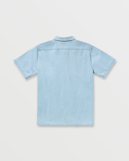 Occy Short Sleeve Shirt - Cloud Blue