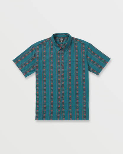Billabong x Mami Wata Star Short Sleeve Shirt - Teal