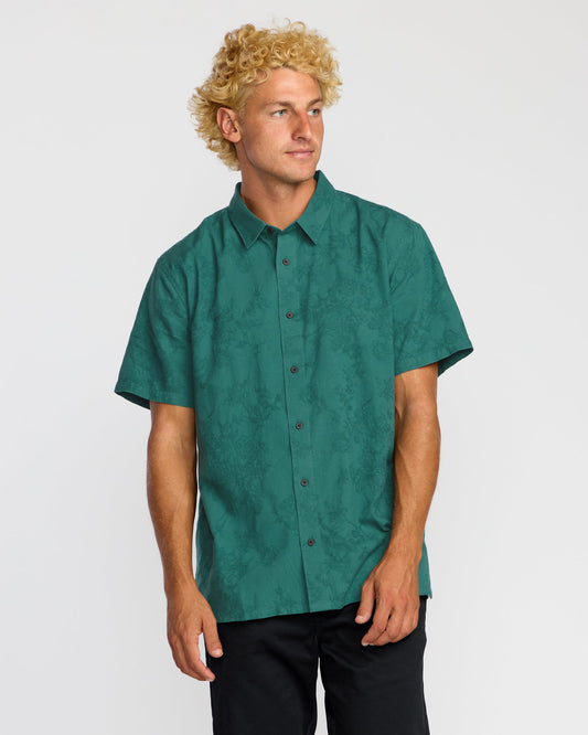 Sunshines Garage Short Sleeve Shirt - Teal