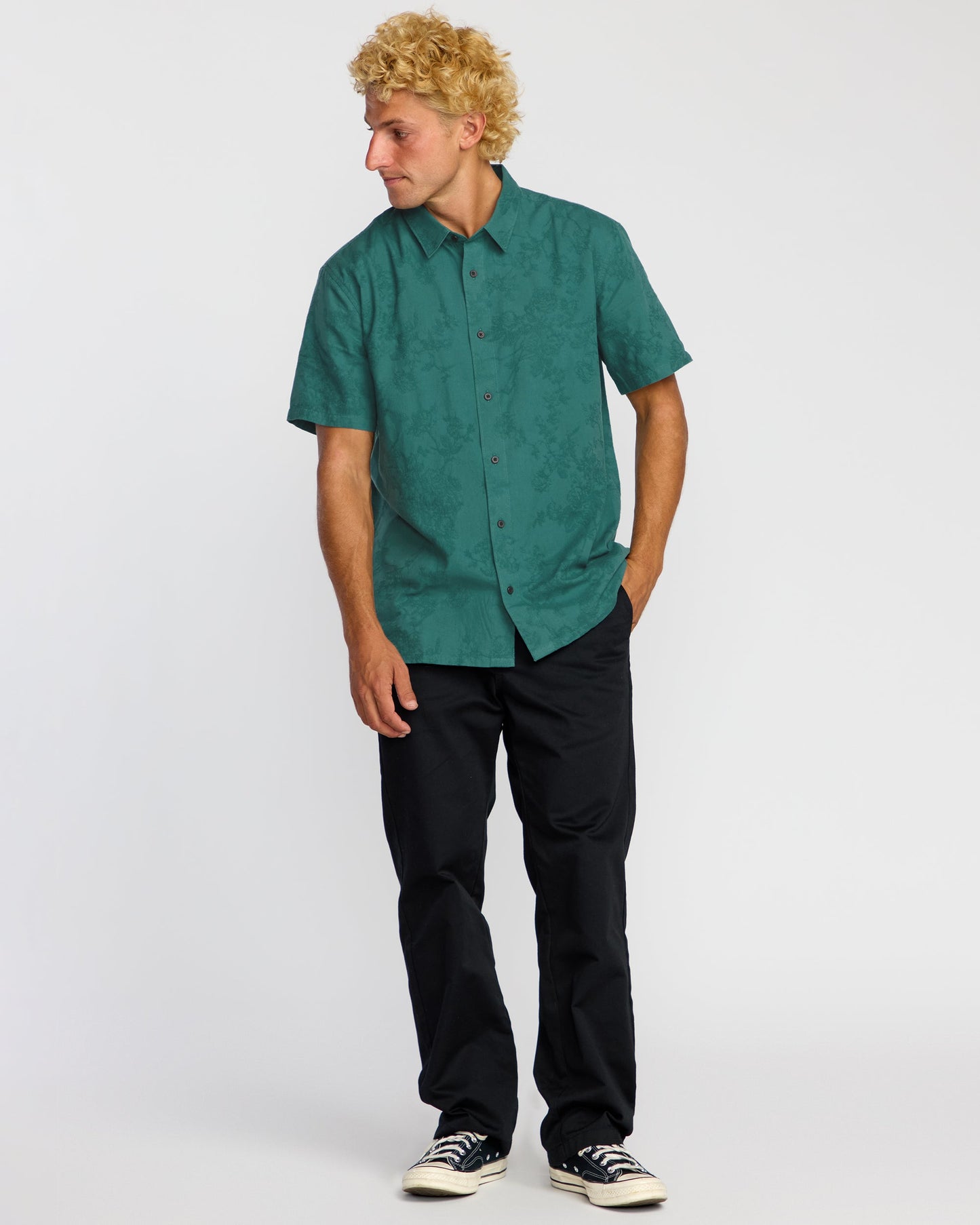 Sunshines Garage Short Sleeve Shirt - Teal