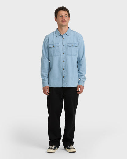Bong Days Long Sleeve Shirt - Cloud Blue