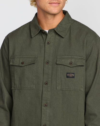 Bong Days Long Sleeve Shirt - Dark Military