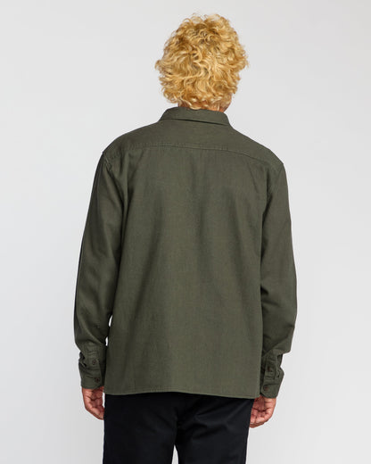 Bong Days Long Sleeve Shirt - Dark Military