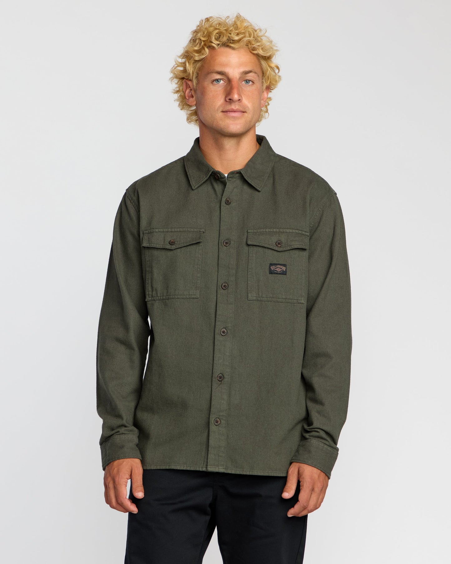 Bong Days Long Sleeve Shirt - Dark Military