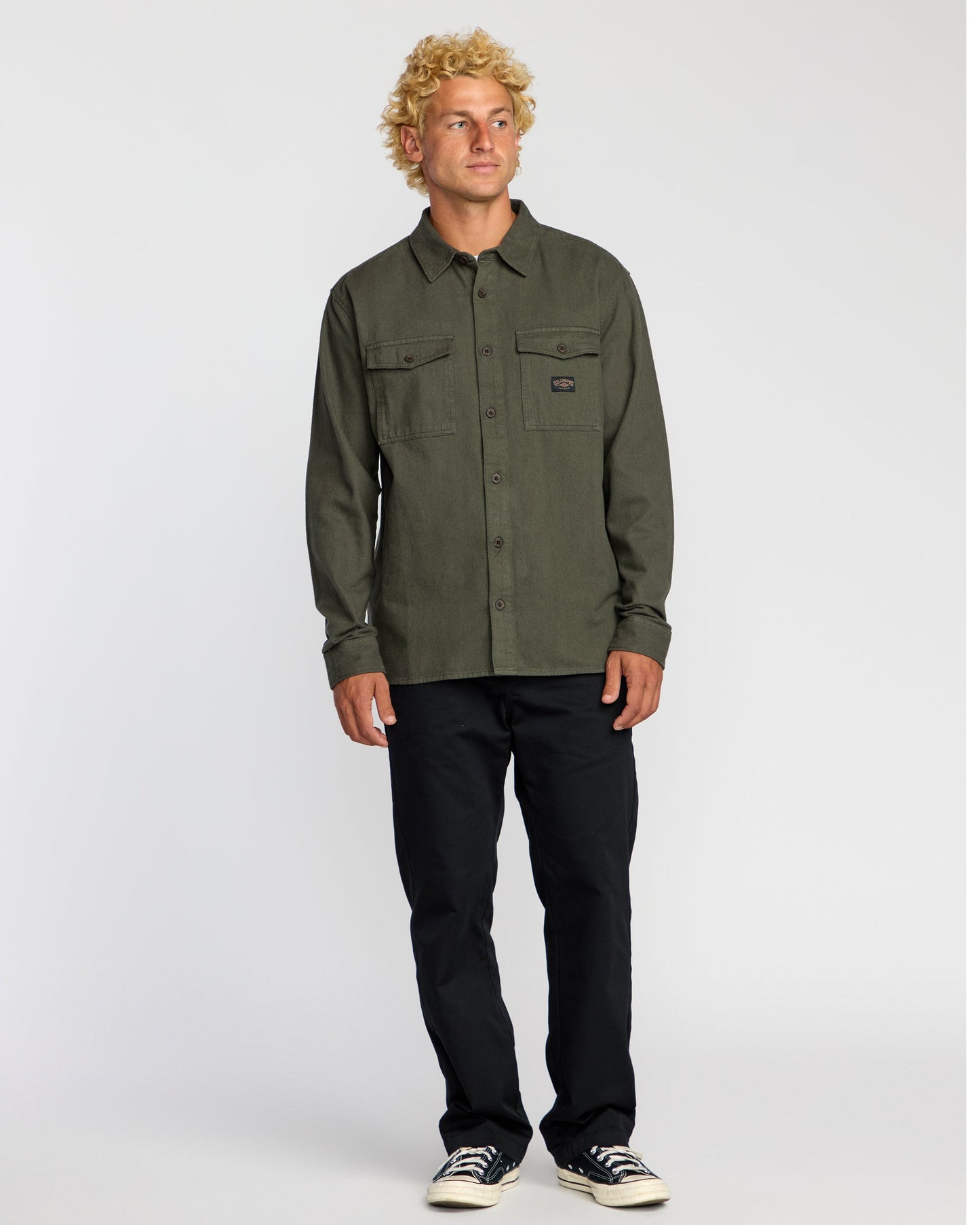 Bong Days Long Sleeve Shirt - Dark Military