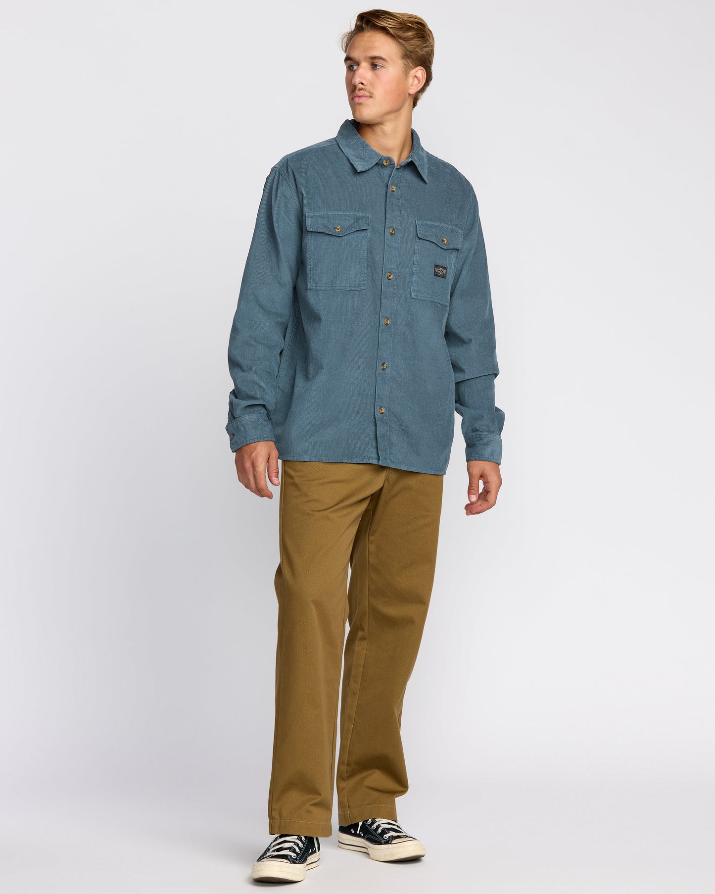 Bong Days Long Sleeve Shirt - Steel Blue