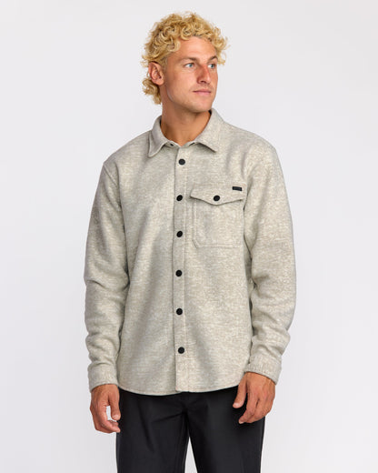 Furnace Long Sleeve Flannel Shirt - Gravel
