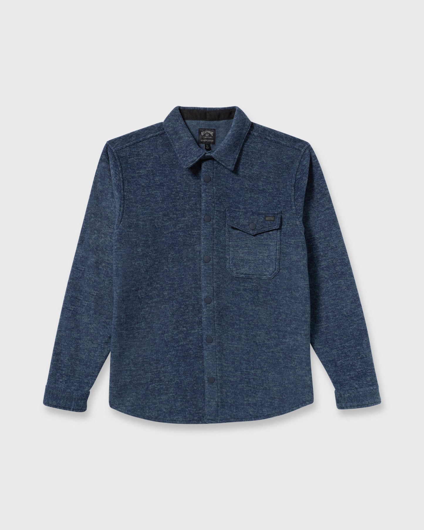 Furnace Long Sleeve Flannel Shirt - Navy