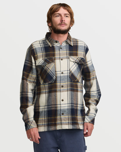 Bad Dog Flannel Shirt - Silver
