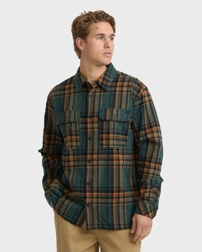 Offshore Flannel Shirt - Forest