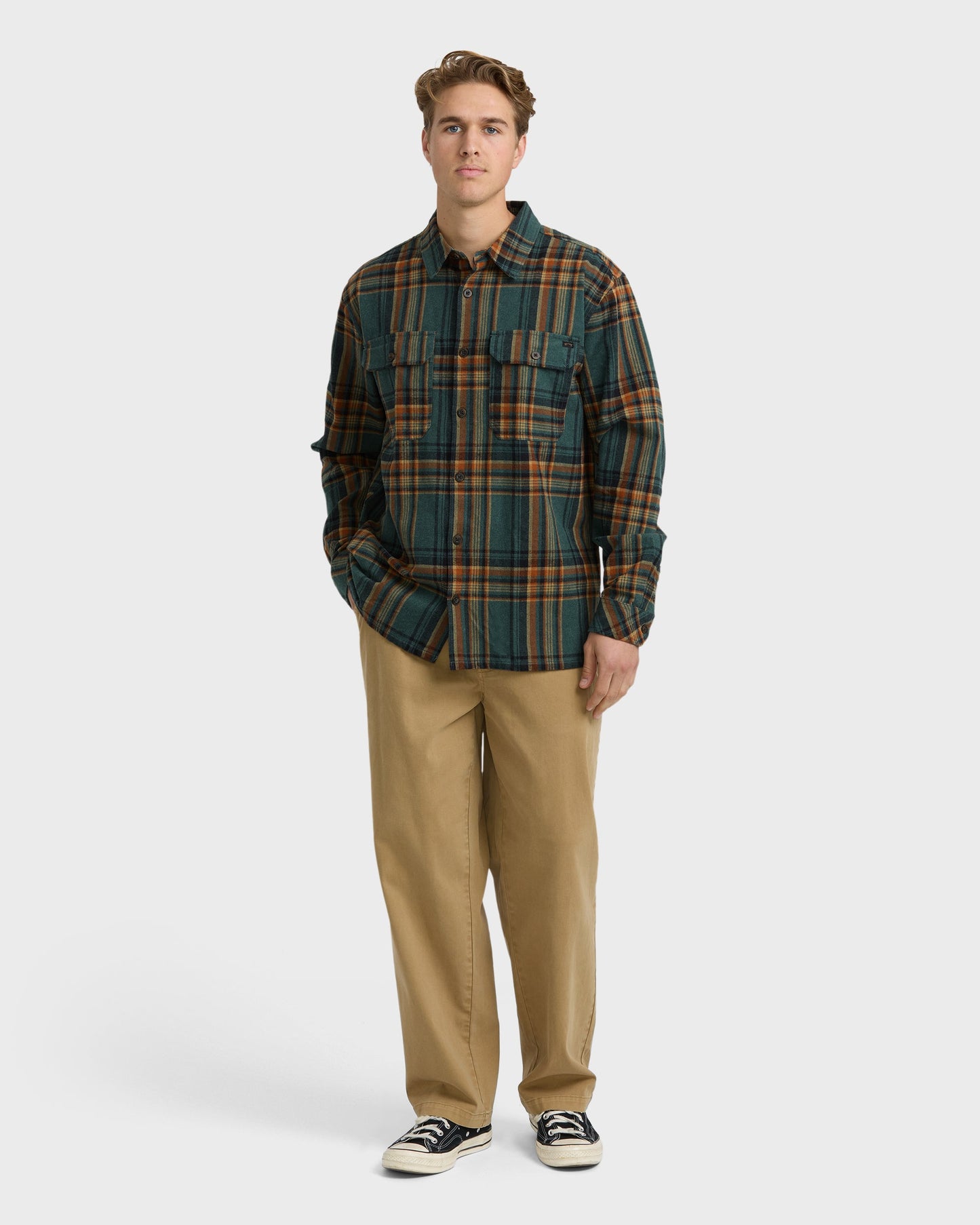 Offshore Flannel Shirt - Forest