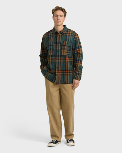 Offshore Flannel Shirt - Forest