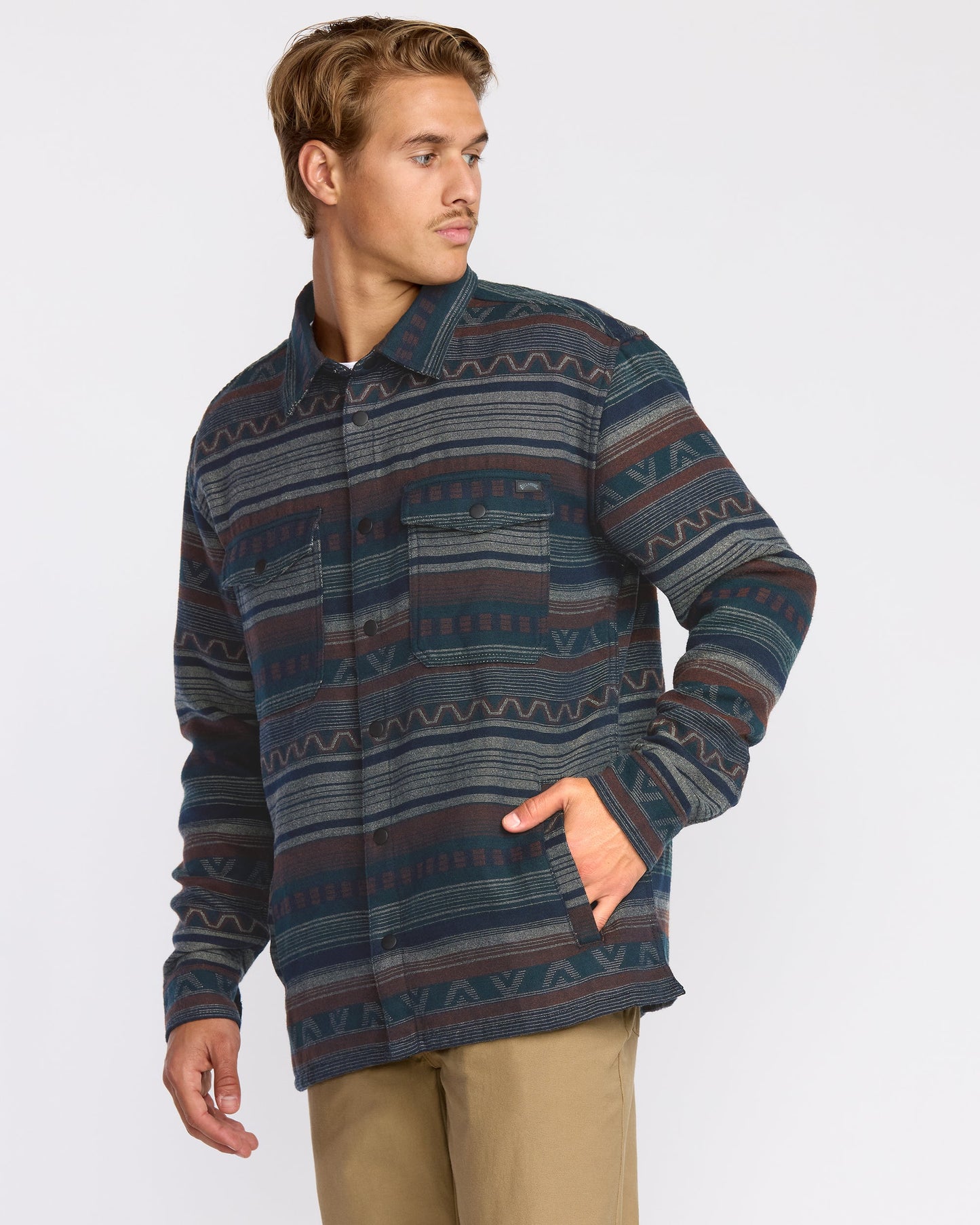 Lodge Long Sleeve Shirt - Chino