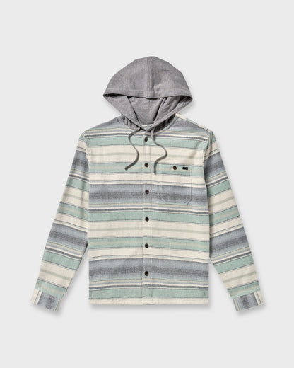 Baja Long Sleeve Flannel Shirt - Oatmeal