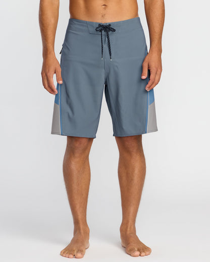 Straddie Airlite 20" Boardshorts - Steel Blue