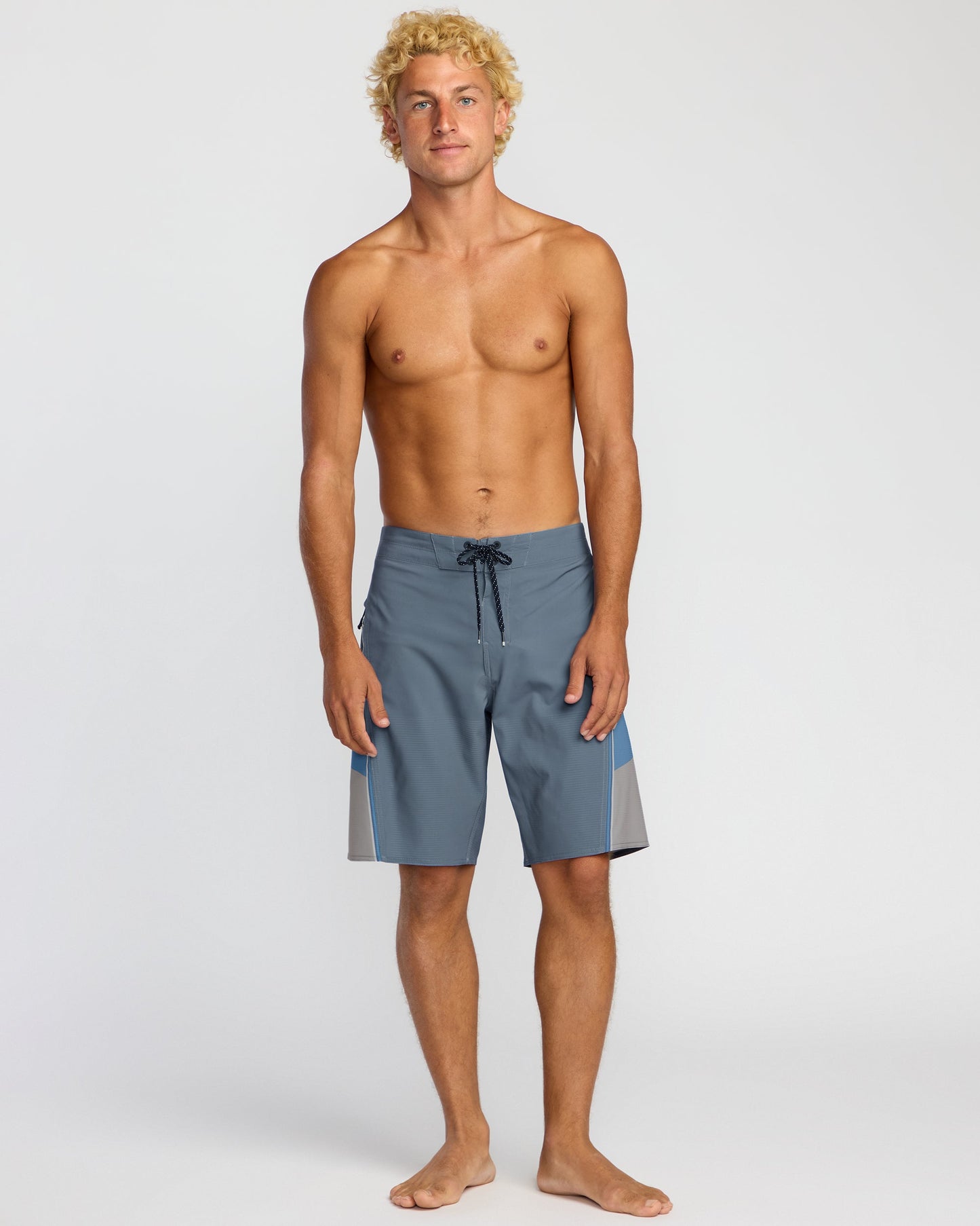 Straddie Airlite 20" Boardshorts - Steel Blue