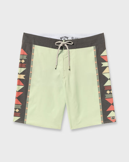 Sundays Airlite 19" Boardshorts - Green Ash