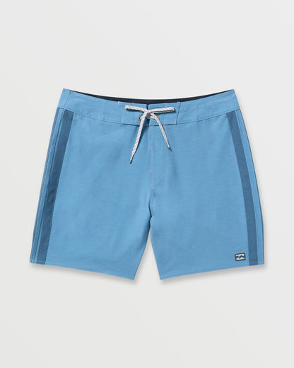 Kirra Pro Performance 18" Boardshorts - Carolina Blue
