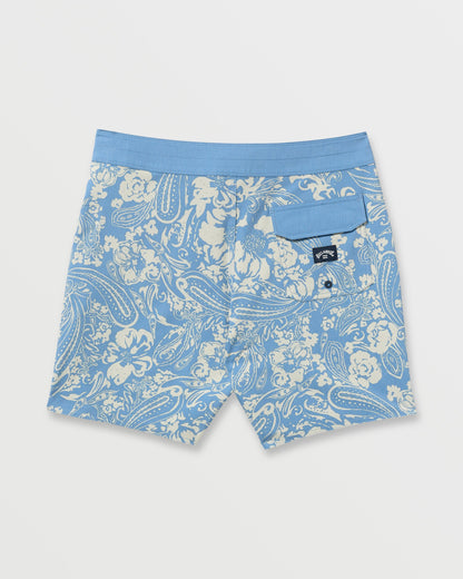 Good Times Pro Performance 18" Boardshorts - Carolina Blue