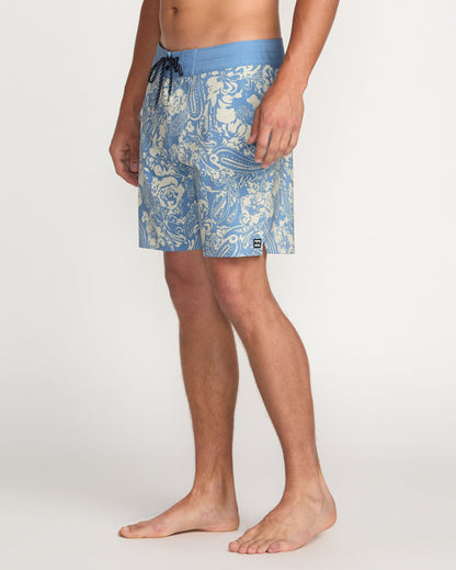Good Times Pro Performance 18" Boardshorts - Carolina Blue