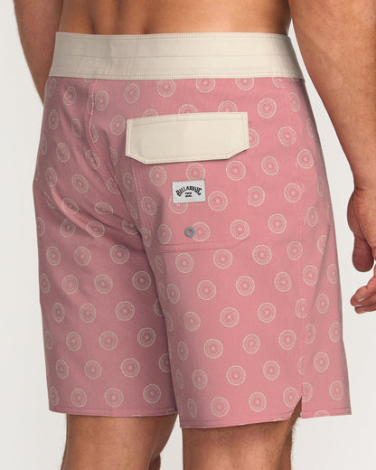 Good Times Pro Performance 18" Boardshorts - Dusty Rose