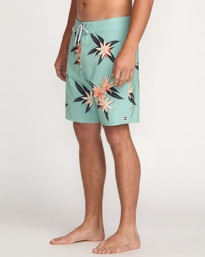 Sundays Pro Performance 19" Boardshorts - Mist Green